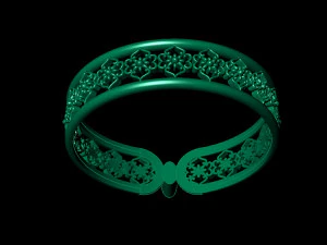 ring with pattern 3D Print Model