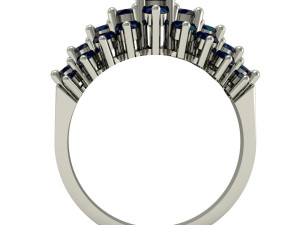 ring with gems 3D Print Model