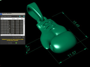 pendant boxing glove 3D Druckmodell