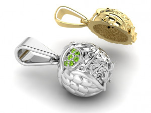 pendant owl Modello di stampa 3D