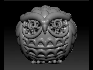 pendant owl 3D Print Model