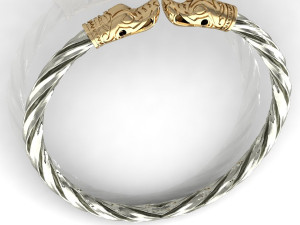viking bracelet vintage 3D Print Model