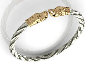 viking bracelet vintage 3D प्रिंट मॉडल