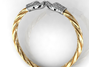 viking bracelet vintage 3D प्रिंट मॉडल