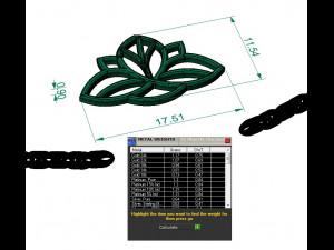 suspension on bracelet 3D 打印模型