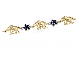 bracelet elephant 3D Print Model