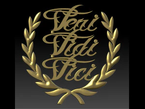геральдичні veni vidi vici 3D Принт Модель