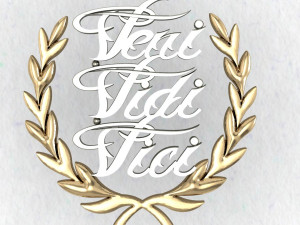 heraldic veni vidi vici Model Cetak 3D
