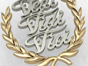 heraldic veni vidi vici Model Cetak 3D