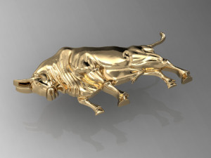 angry bull Modèles 3D en vedette