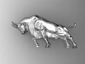 angry bull Modèles 3D en vedette