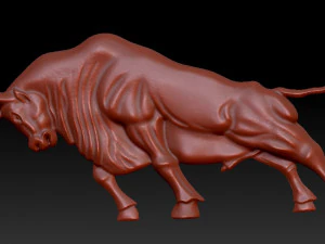 angry bull 3D Print Model