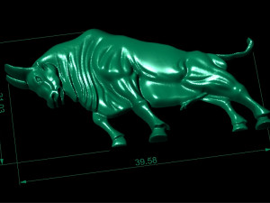 angry bull Modèles 3D en vedette