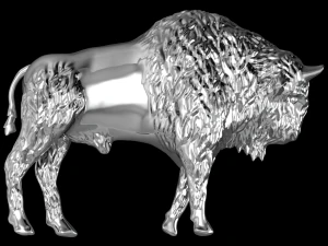 बाइसन 3D प्रिंट मॉडल