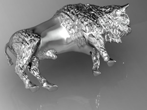bison 3D 프린트 모델