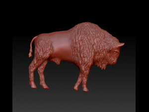 bison 3D 프린트 모델