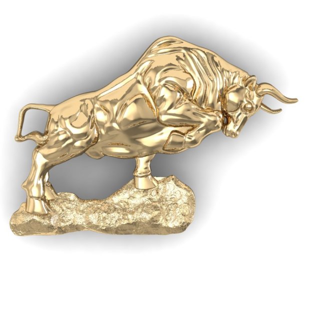 bull relief 3D Print Model .c4d .max .obj .3ds .fbx .stl .blend 