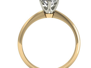 engagement ring Model Cetak 3D