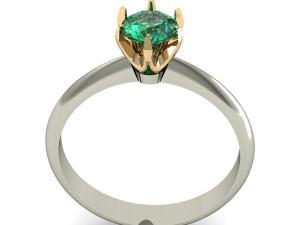 engagement ring Model Cetak 3D