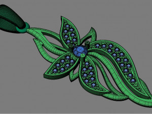 beautyful pendant flower 3D-printmodel