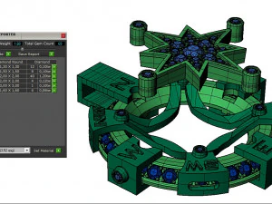 rose of wind pendant 3D Print Model