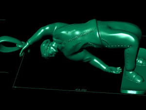 pendant snowboarder 3D Print Model