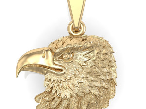 pendant eagle head 3D Print Model