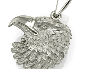 pendant eagle head Modello di stampa 3D