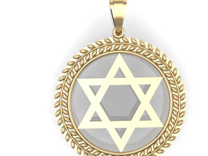 pendant star of david 3D Baskı Modeli