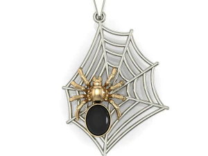 pendant spider on the web 3D Print Model