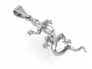 pendant lizard 3Dプリントモデル