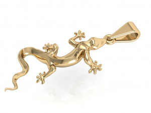 pendant lizard 3D Print Model