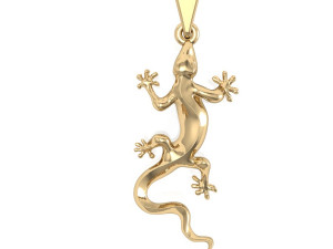 pendant lizard 3Dプリントモデル