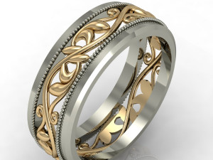 beautiful engagement ring 3D Print Model