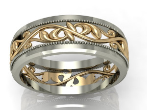 beautiful engagement ring 3D Print Model