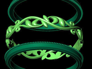 beautiful engagement ring 3D Print Model
