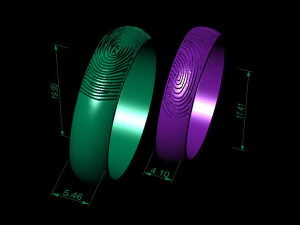 2 fashion rings 3D Print Model