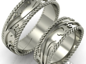 beautiful engagement rings Model do druku 3D