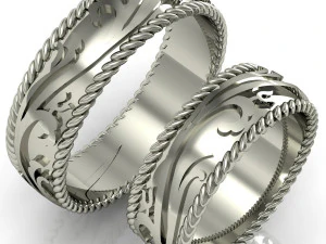 beautiful engagement rings 3D Print Model