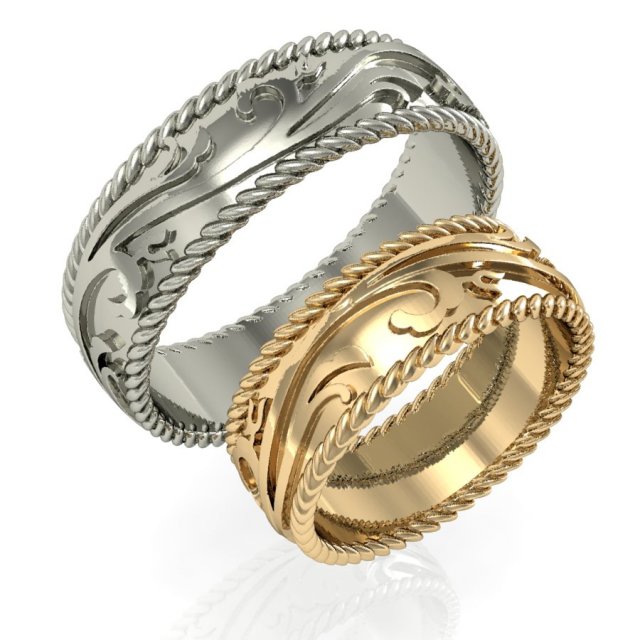 beautiful engagement rings Model do druku 3D .c4d .max .obj .3ds .fbx .stl .blend 
