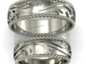 beautiful engagement rings Model do druku 3D