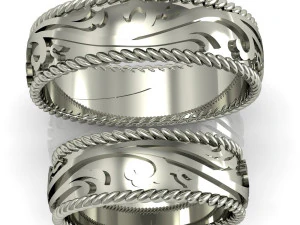 beautiful engagement rings 3D Print Model