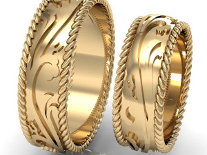 beautiful engagement rings Model do druku 3D