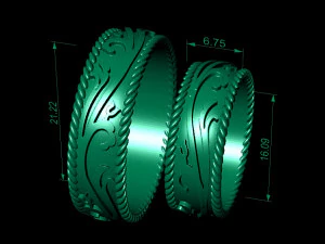 beautiful engagement rings 3D Print Model