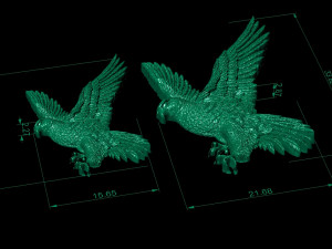hawk pendant Modelo de impresión 3D