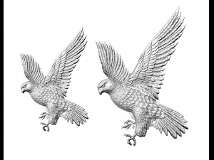 hawk pendant Modelo de impresión 3D
