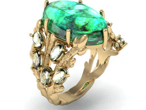 फ़ैशन अंगूठी 3D प्रिंट मॉडल