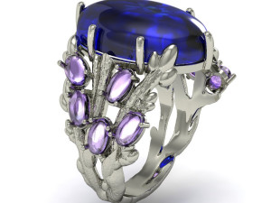 fashion ring 3Dプリントモデル