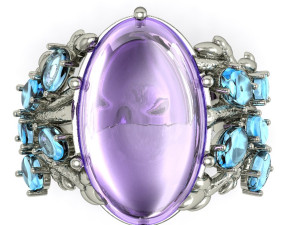 fashion ring 3Dプリントモデル