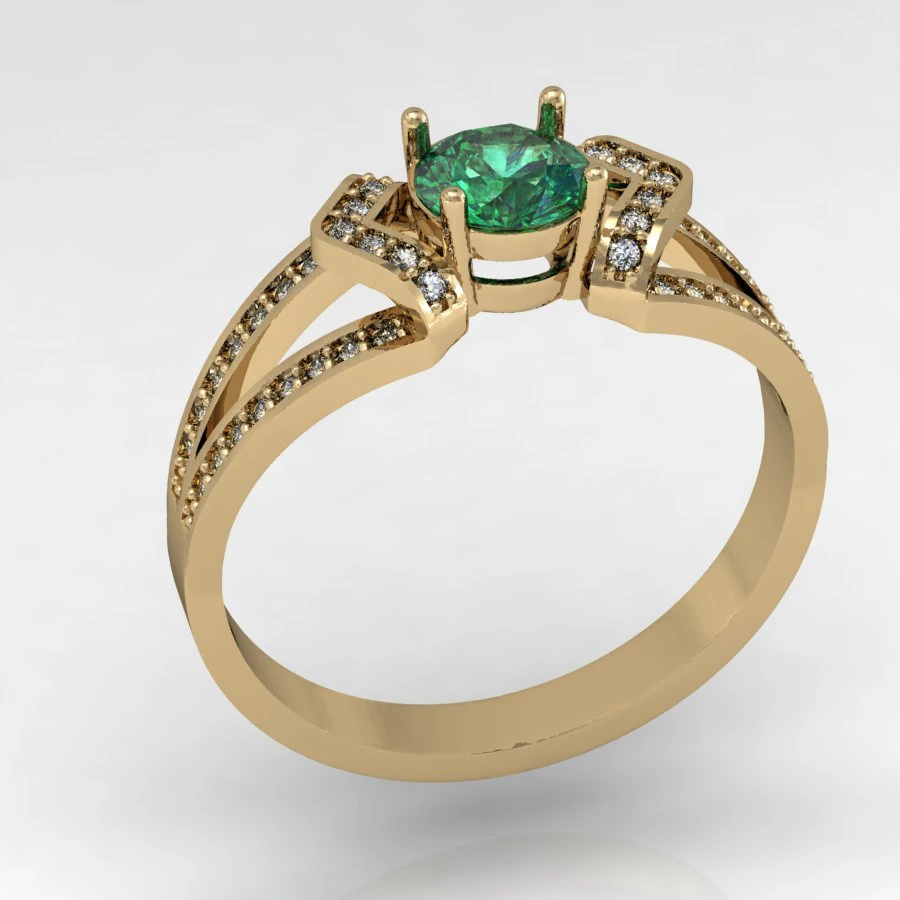 fashion ring 3D Print Model .c4d .max .obj .3ds .fbx .stl .blend 